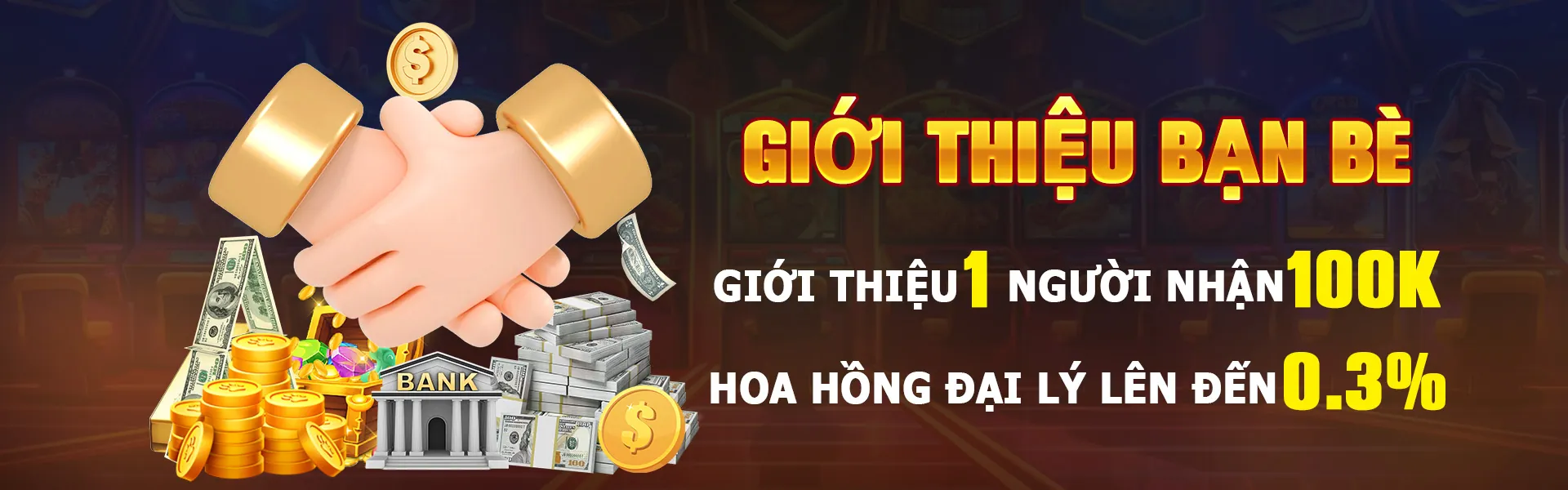 Thưởng giới thiệu bạn bè mcw77 casinomcw-vn
