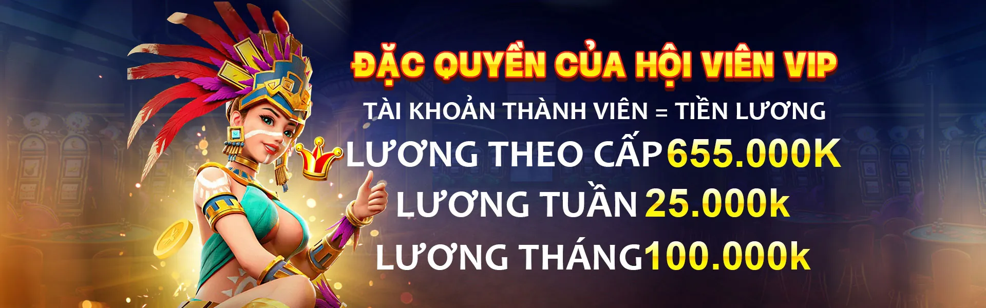 Huy hiệu cấp độ VIP Hoàng Gia